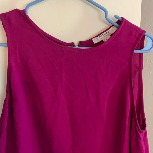 Forever 21 plum top- large - Picture 2 of 5